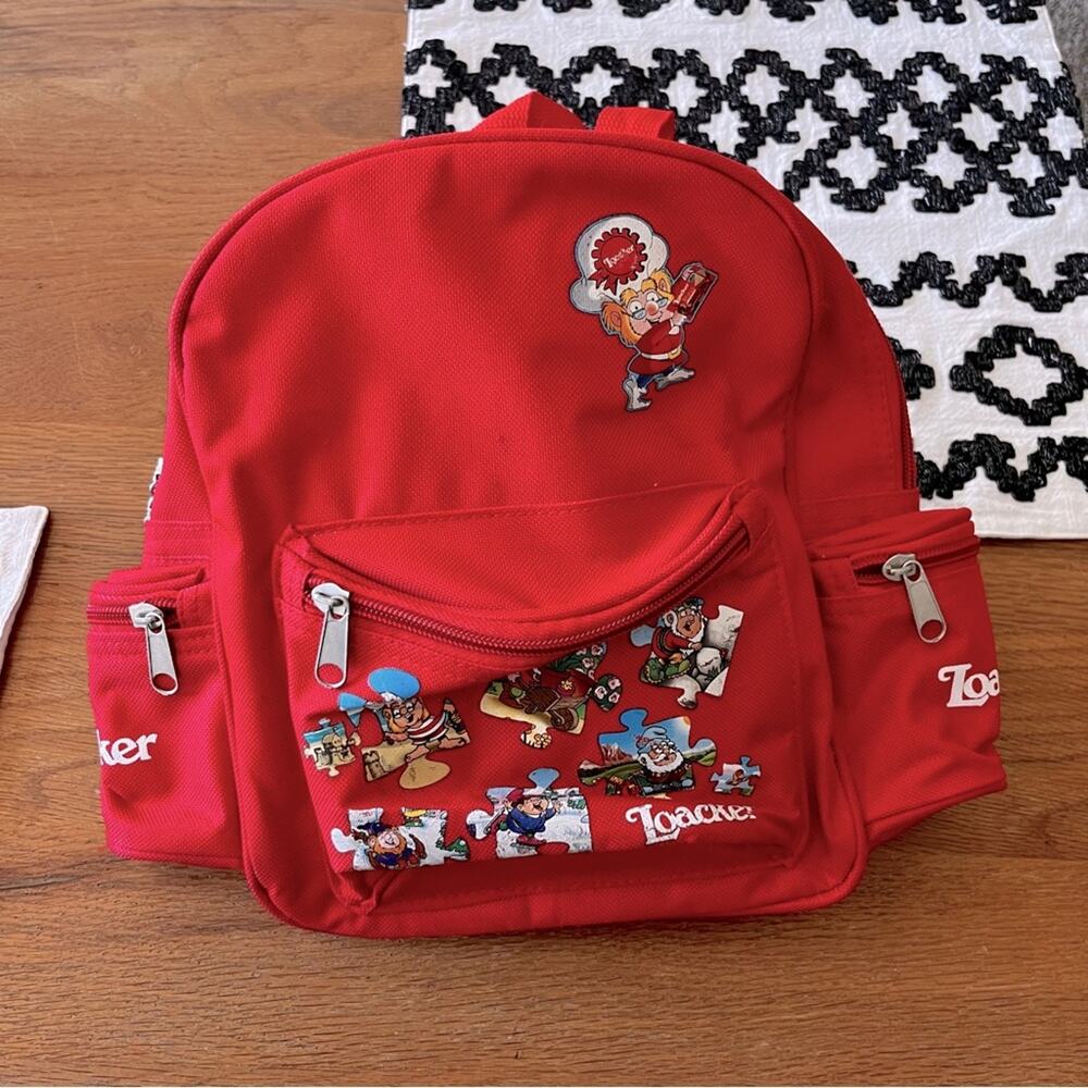 Loacker Wafers Promo Advertising Zaino Gadget Red Mini Backpack Bag
